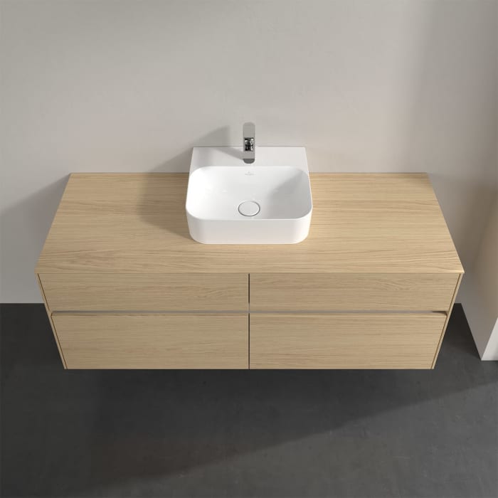 Villeroy & Boch Collaro Waschtischunterschrank 140 x 50 cm, mit 4 Auszügen für Finion Waschtisch