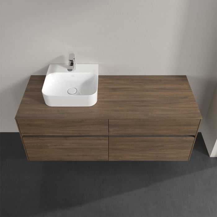 Villeroy & Boch Collaro Waschtischunterschrank 140 x 50 cm, mit 4 Auszügen für Finion Waschtisch