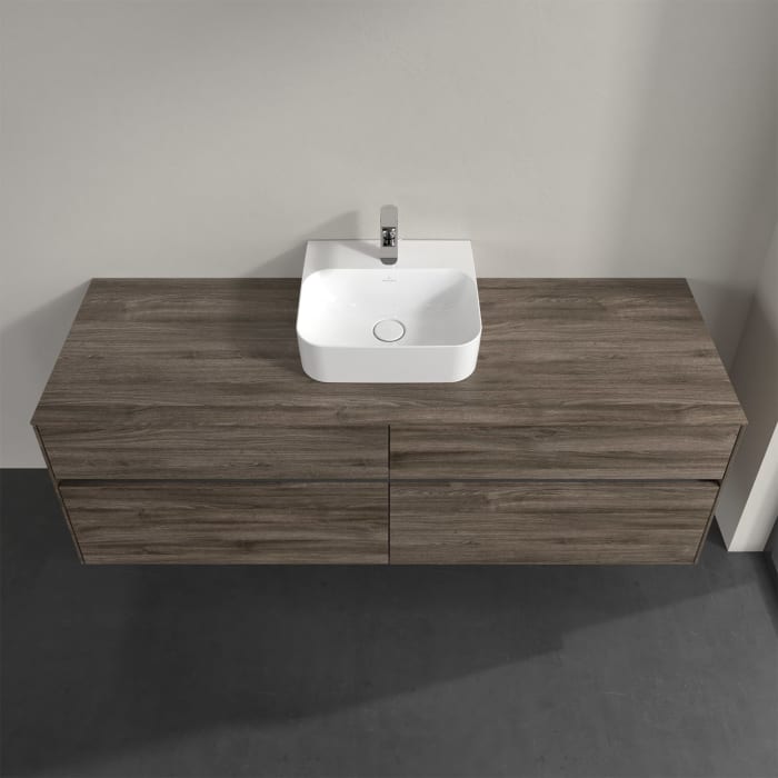 Villeroy & Boch Collaro Waschtischunterschrank 160 x 50 cm, mit 4 Auszügen und LED-Beleuchtung für Finion Waschtisch