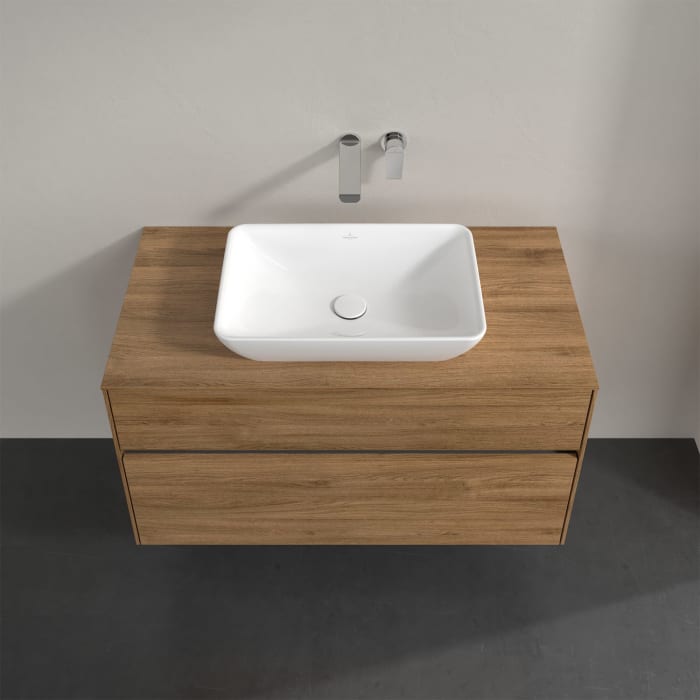 Villeroy & Boch Collaro Waschtischunterschrank 100 x 50 cm, mit 2 Auszügen für Venticello Waschtisch