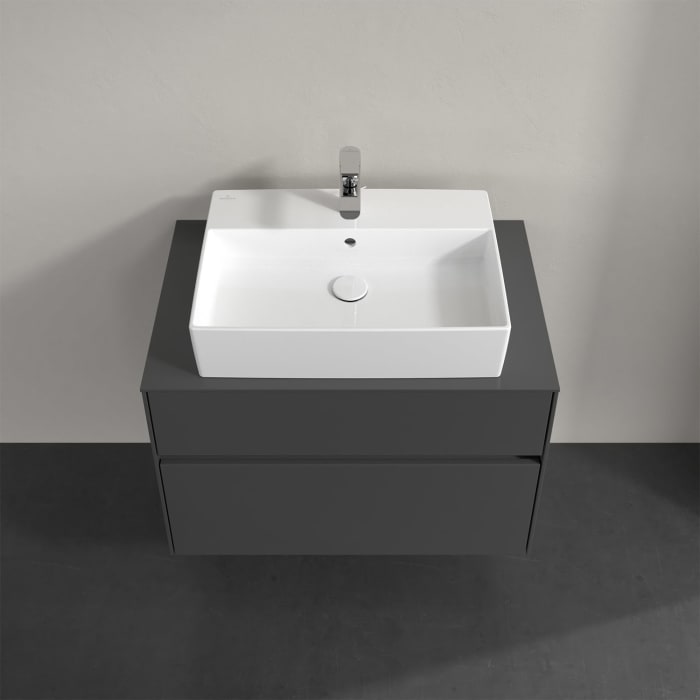 Villeroy & Boch Collaro Waschtischunterschrank 80 x 50 cm, mit 2 Auszügen