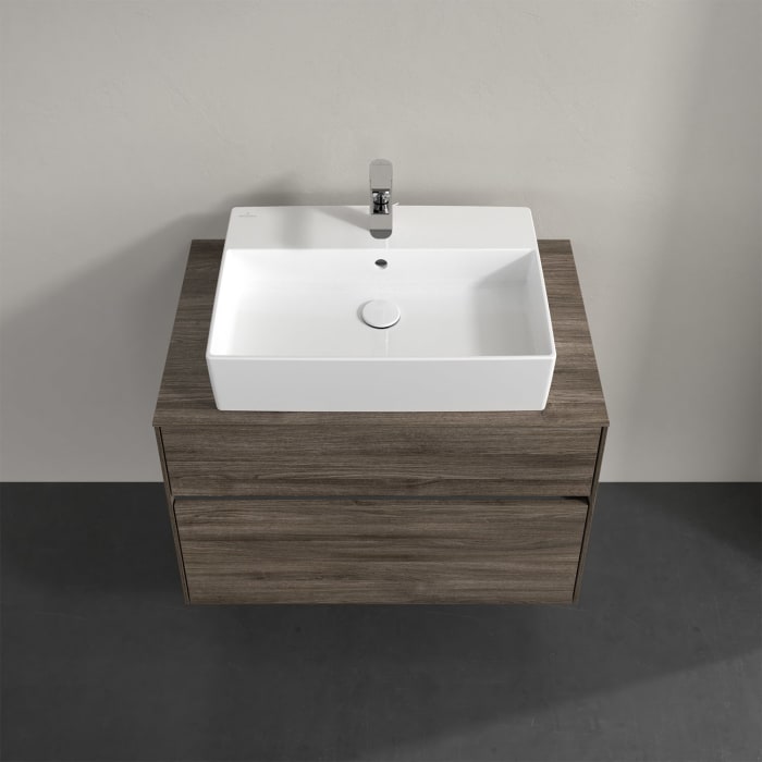 Villeroy & Boch Collaro Waschtischunterschrank 80 x 50 cm, mit 2 Auszügen