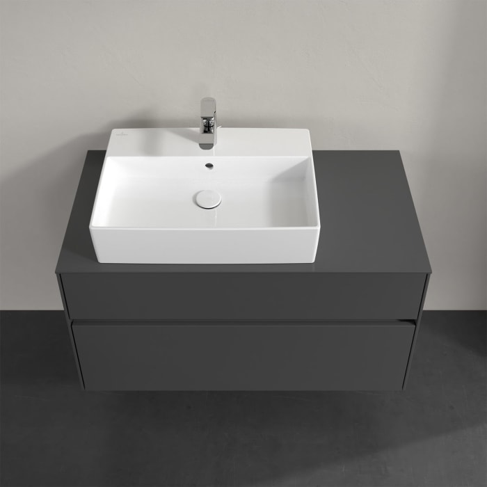 Villeroy & Boch Collaro Waschtischunterschrank 100 x 50 cm, mit 2 Auszügen