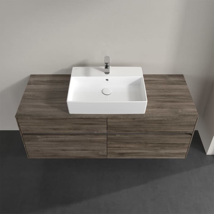 Villeroy & Boch Collaro Waschtischunterschrank 140 x 50 cm, mit 4 Auszügen und LED-Beleuchtung