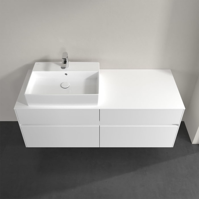 Villeroy & Boch Collaro Waschtischunterschrank 140 x 50 cm, mit 4 Auszügen und LED-Beleuchtung