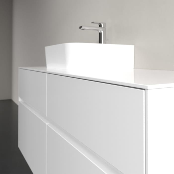 Villeroy & Boch Collaro Waschtischunterschrank 120 x 50 cm, mit 4 Auszügen und LED-Beleuchtung für Finion Waschtisch