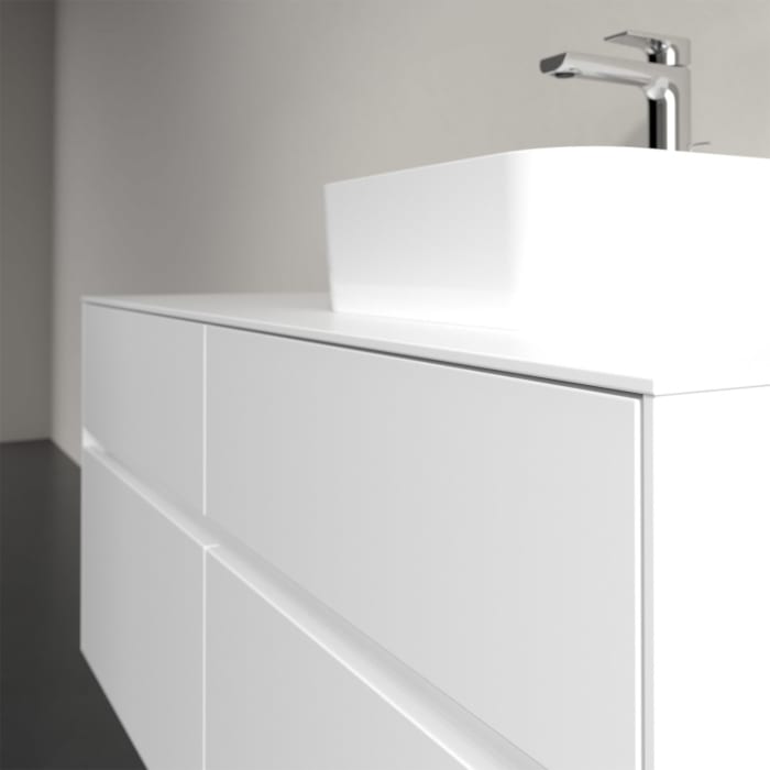 Villeroy & Boch Collaro Waschtischunterschrank 120 x 50 cm, mit 4 Auszügen und LED-Beleuchtung für Finion Waschtisch