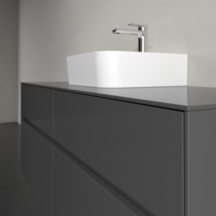 Villeroy & Boch Collaro Waschtischunterschrank 140 x 50 cm, mit 4 Auszügen und LED-Beleuchtung für Finion Waschtisch