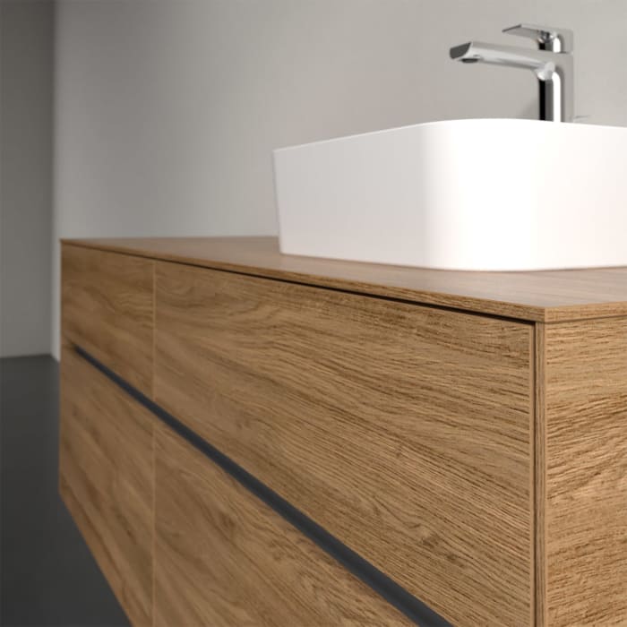 Villeroy & Boch Collaro Waschtischunterschrank 140 x 50 cm, mit 4 Auszügen für Finion Waschtisch