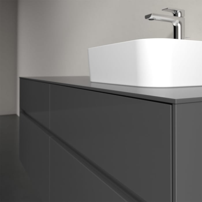 Villeroy & Boch Collaro Waschtischunterschrank 140 x 50 cm, mit 4 Auszügen und LED-Beleuchtung für Finion Waschtisch