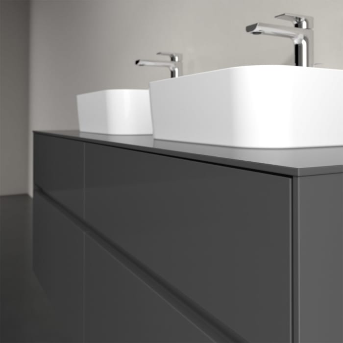 Villeroy & Boch Collaro Waschtischunterschrank 140 x 50 cm, mit 4 Auszügen für 2 Finion Waschtische