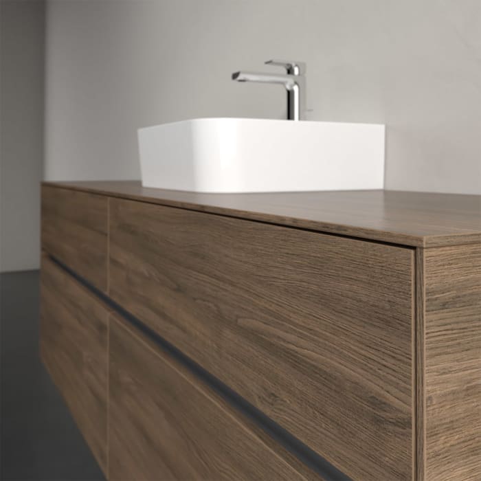 Villeroy & Boch Collaro Waschtischunterschrank 160 x 50 cm, mit 4 Auszügen und LED-Beleuchtung für Finion Waschtisch