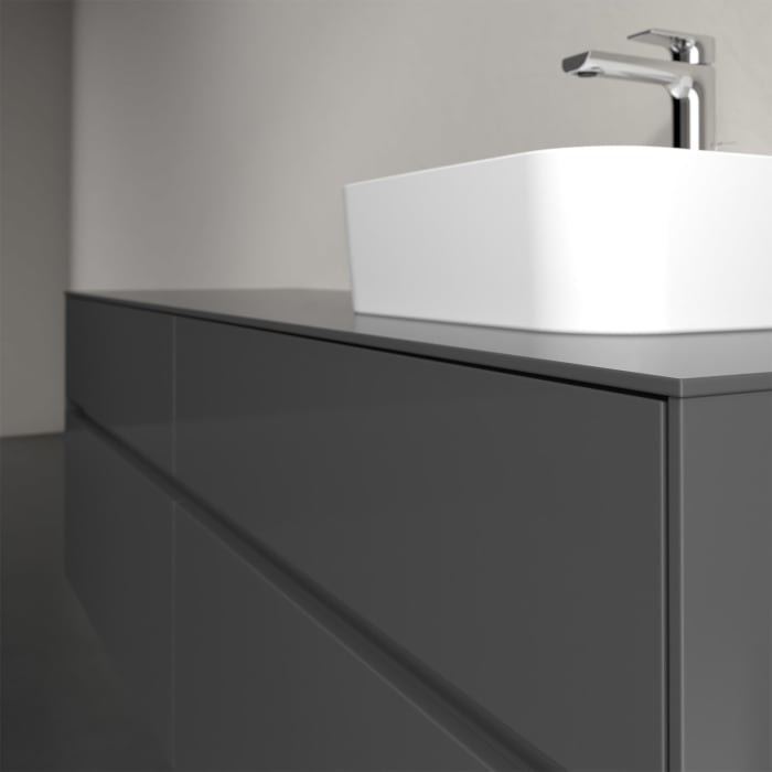 Villeroy & Boch Collaro Waschtischunterschrank 160 x 50 cm, mit 4 Auszügen und LED-Beleuchtung für Finion Waschtisch