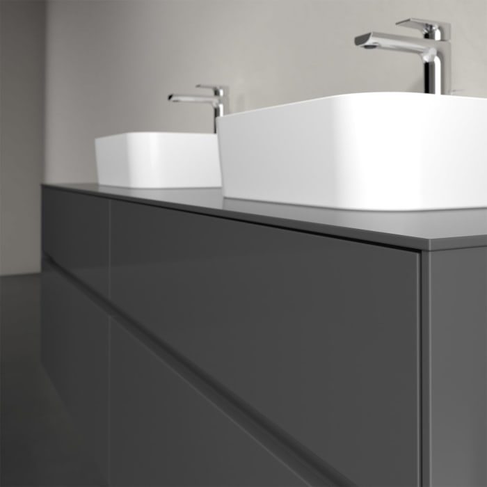 Villeroy & Boch Collaro Waschtischunterschrank 160 x 50 cm, mit 4 Auszügen für 2 Finion Waschtische