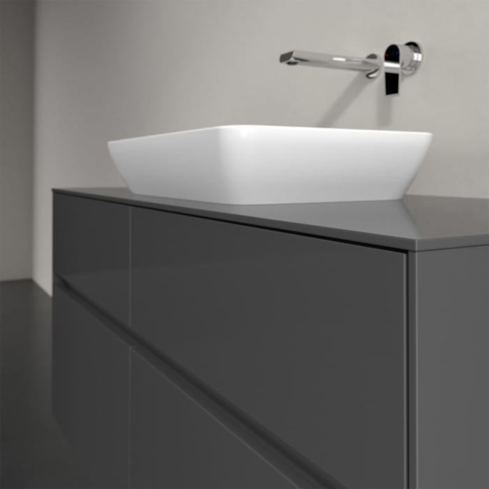 Villeroy & Boch Collaro Waschtischunterschrank 120 x 50 cm, mit 4 Auszügen und LED-Beleuchtung für Venticello Waschtisch