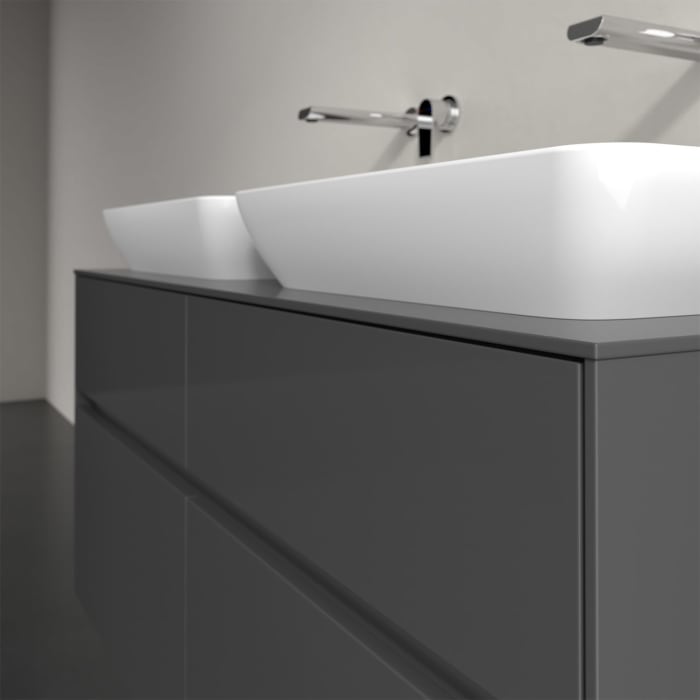 Villeroy & Boch Collaro Waschtischunterschrank 120 x 50 cm, mit 4 Auszügen für 2 Venticello Waschtische