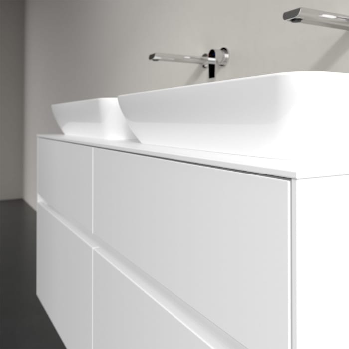 Villeroy & Boch Collaro Waschtischunterschrank 120 x 50 cm, mit 4 Auszügen für 2 Venticello Waschtische