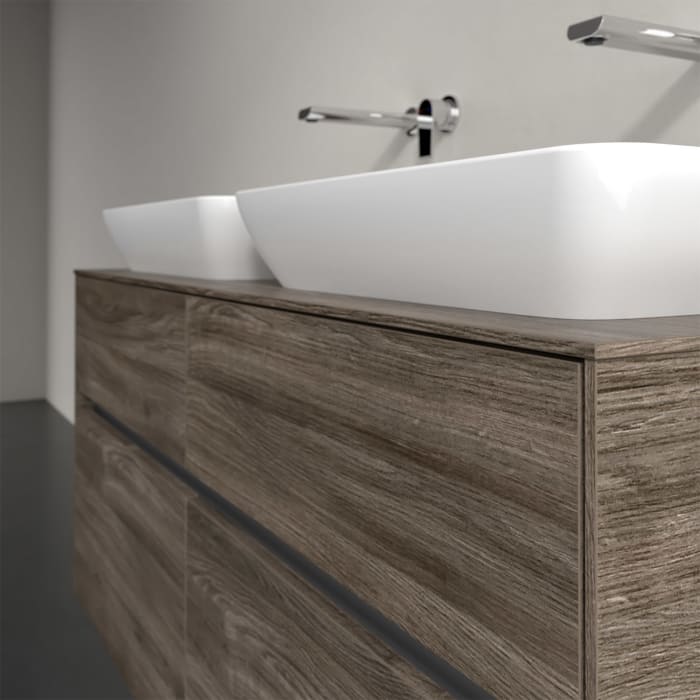 Villeroy & Boch Collaro Waschtischunterschrank 120 x 50 cm, mit 4 Auszügen für 2 Venticello Waschtische