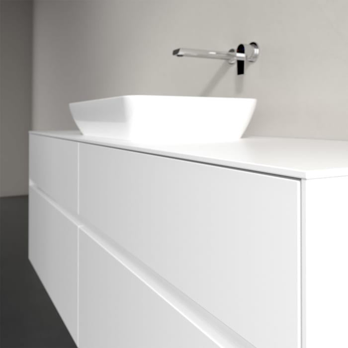 Villeroy & Boch Collaro Waschtischunterschrank 160 x 50 cm, mit 4 Auszügen und LED-Beleuchtung für Venticello Waschtisch