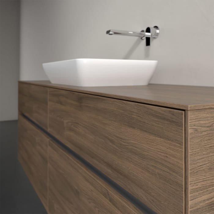 Villeroy & Boch Collaro Waschtischunterschrank 160 x 50 cm, mit 4 Auszügen und LED-Beleuchtung für Venticello Waschtisch