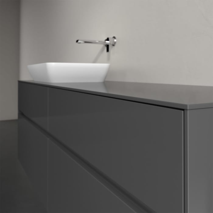 Villeroy & Boch Collaro Waschtischunterschrank 160 x 50 cm, mit 4 Auszügen und LED-Beleuchtung für Venticello Waschtisch