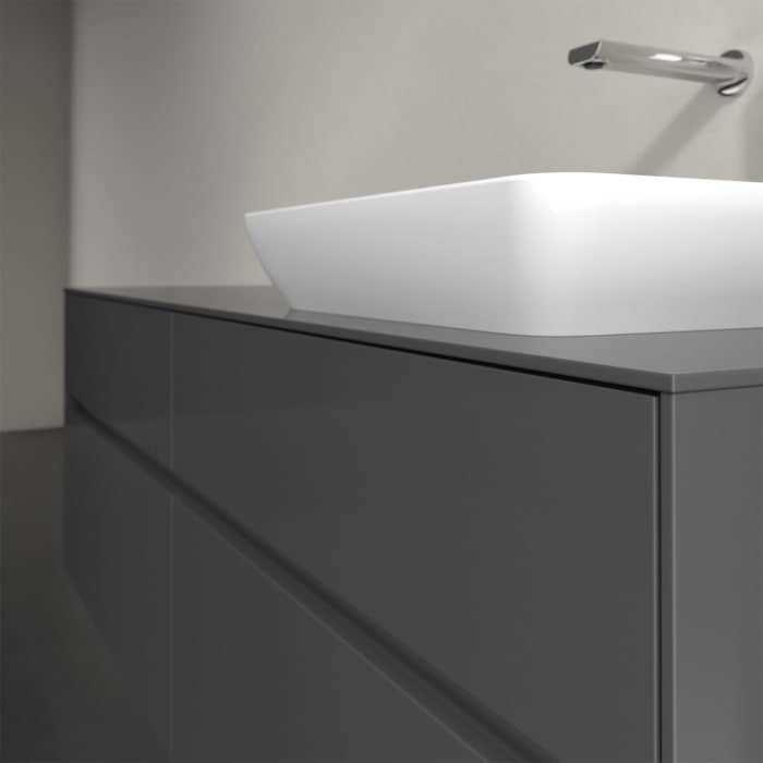 Villeroy & Boch Collaro Waschtischunterschrank 160 x 50 cm, mit 4 Auszügen und LED-Beleuchtung für Venticello Waschtisch