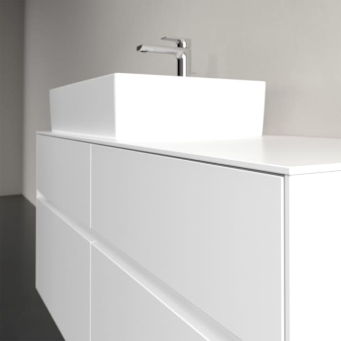 Villeroy & Boch Collaro Waschtischunterschrank 120 x 50 cm, mit 4 Auszügen und LED-Beleuchtung