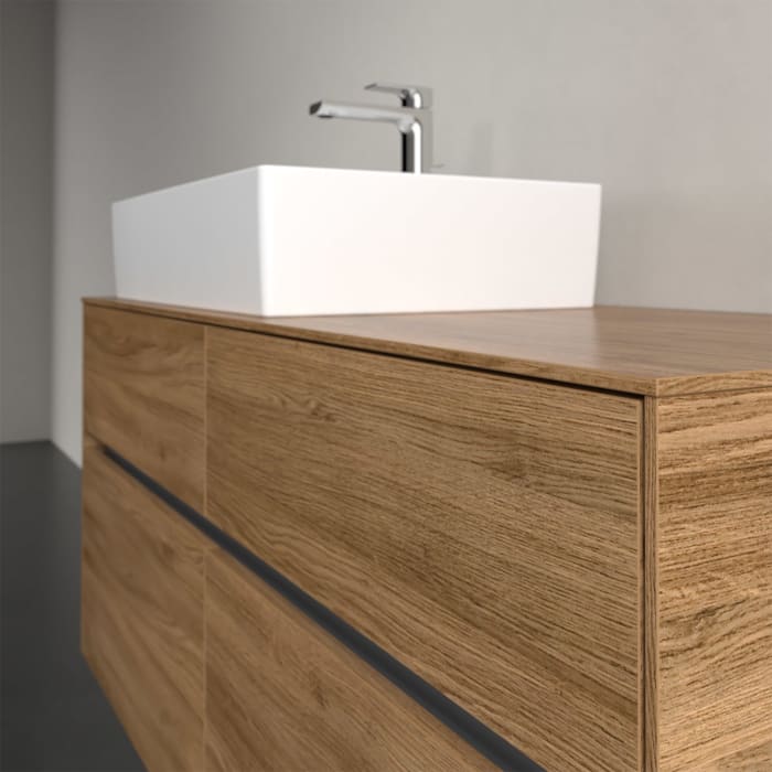 Villeroy & Boch Collaro Waschtischunterschrank 120 x 50 cm, mit 4 Auszügen und LED-Beleuchtung