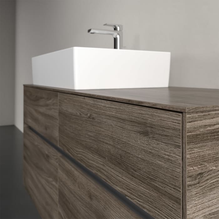 Villeroy & Boch Collaro Waschtischunterschrank 120 x 50 cm, mit 4 Auszügen und LED-Beleuchtung