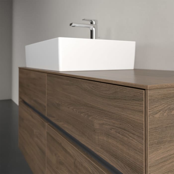 Villeroy & Boch Collaro Waschtischunterschrank 120 x 50 cm, mit 4 Auszügen und LED-Beleuchtung