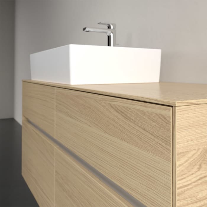 Villeroy & Boch Collaro Waschtischunterschrank 120 x 50 cm, mit 4 Auszügen und LED-Beleuchtung