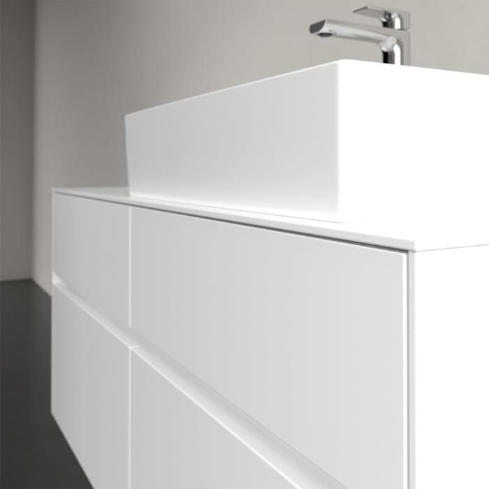 Villeroy & Boch Collaro Waschtischunterschrank 120 x 50 cm, mit 4 Auszügen und LED-Beleuchtung