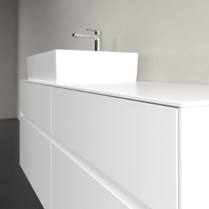 Villeroy & Boch Collaro Waschtischunterschrank 140 x 50 cm, mit 4 Auszügen und LED-Beleuchtung