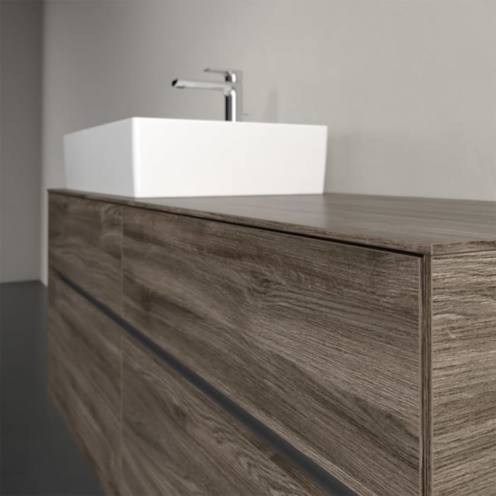 Villeroy & Boch Collaro Waschtischunterschrank 140 x 50 cm, mit 4 Auszügen und LED-Beleuchtung