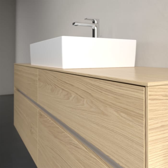 Villeroy & Boch Collaro Waschtischunterschrank 160 x 50 cm, mit 4 Auszügen und LED-Beleuchtung