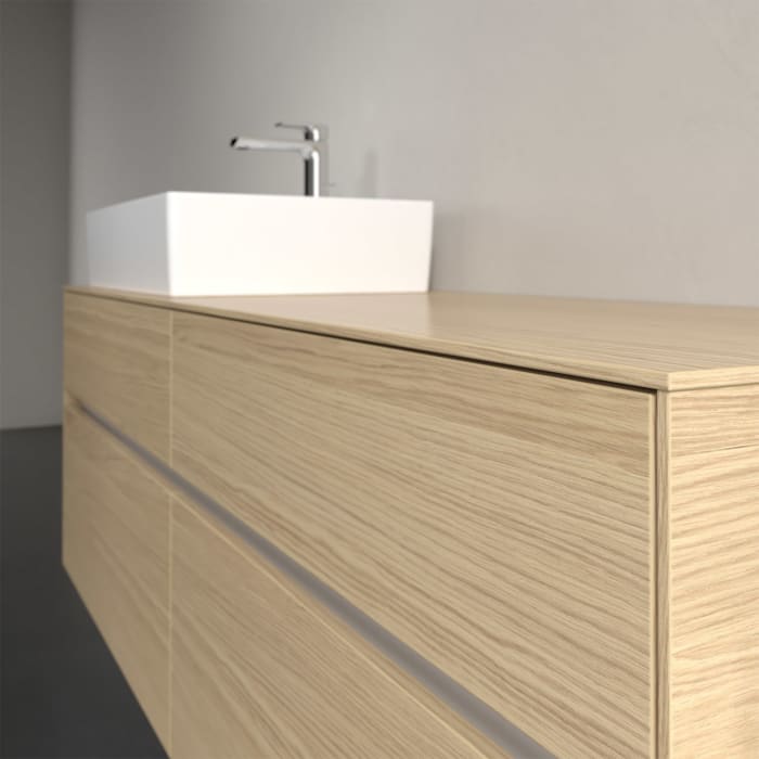 Villeroy & Boch Collaro Waschtischunterschrank 160 x 50 cm, mit 4 Auszügen und LED-Beleuchtung