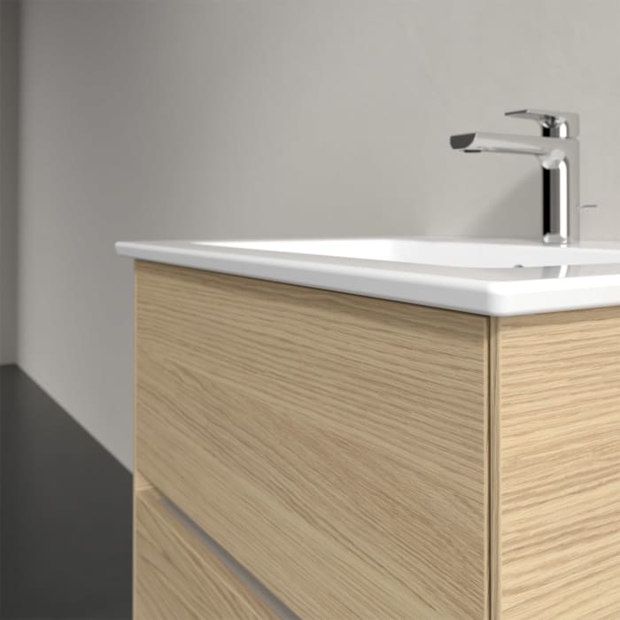 Villeroy & Boch Collaro Waschtischunterschrank 61 x 48 cm, mit 2 Auszügen und LED-Beleuchtung für Venticello Waschtisch