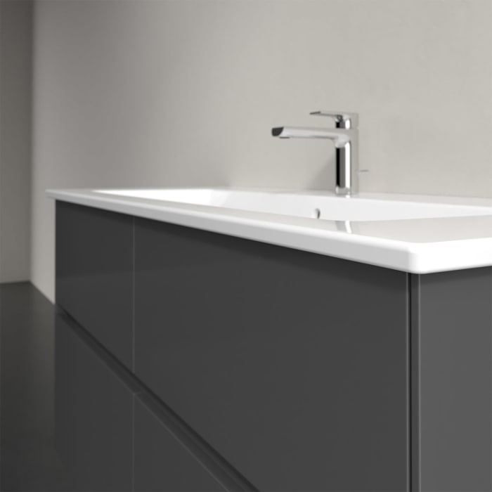 Villeroy & Boch Collaro Waschtischunterschrank 116 x 48 cm, mit 4 Auszügen und LED-Beleuchtung für Venticello Waschtisch