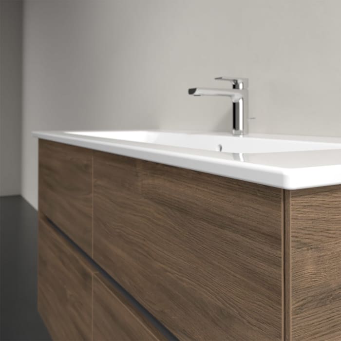 Villeroy & Boch Collaro Waschtischunterschrank 116 x 48 cm, mit 4 Auszügen und LED-Beleuchtung für Venticello Waschtisch