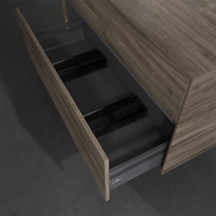 Villeroy & Boch Collaro Waschtischunterschrank 100 x 50 cm, mit 2 Auszügen für Finion Waschtisch