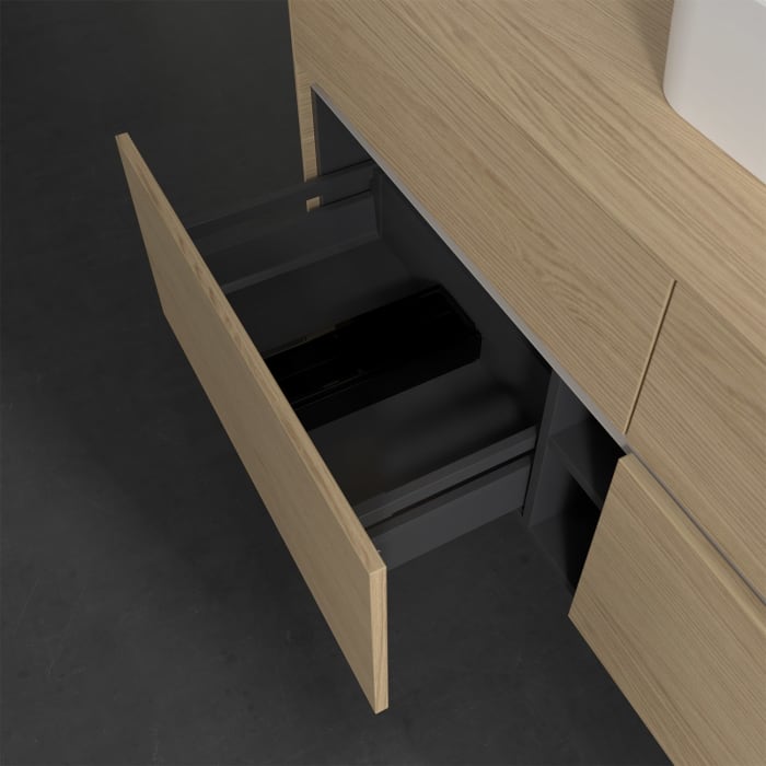 Villeroy & Boch Collaro Waschtischunterschrank 140 x 50 cm, mit 4 Auszügen für Finion Waschtisch