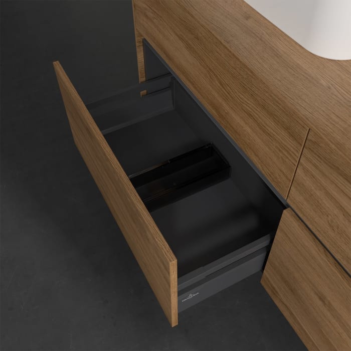 Villeroy & Boch Collaro Waschtischunterschrank 140 x 50 cm, mit 4 Auszügen für Finion Waschtisch