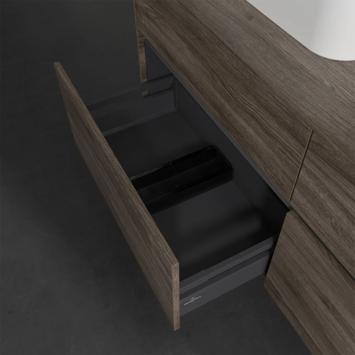 Villeroy & Boch Collaro Waschtischunterschrank 140 x 50 cm, mit 4 Auszügen für Finion Waschtisch