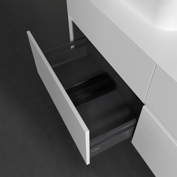 Villeroy & Boch Collaro Waschtischunterschrank 140 x 50 cm, mit 4 Auszügen für 2 Finion Waschtische