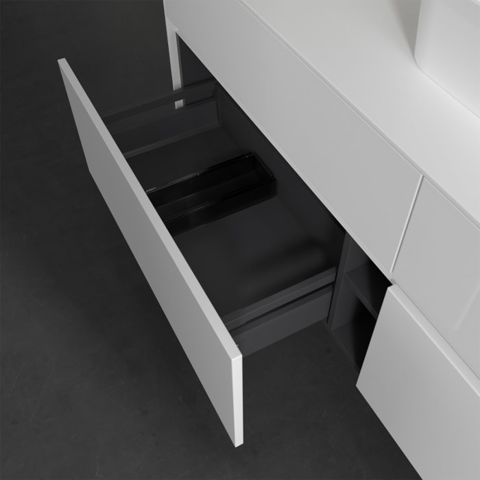 Villeroy & Boch Collaro Waschtischunterschrank 160 x 50 cm, mit 4 Auszügen und LED-Beleuchtung für Finion Waschtisch