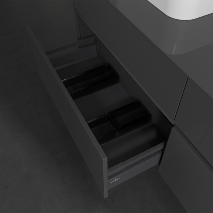 Villeroy & Boch Collaro Waschtischunterschrank 160 x 50 cm, mit 4 Auszügen für 2 Finion Waschtische