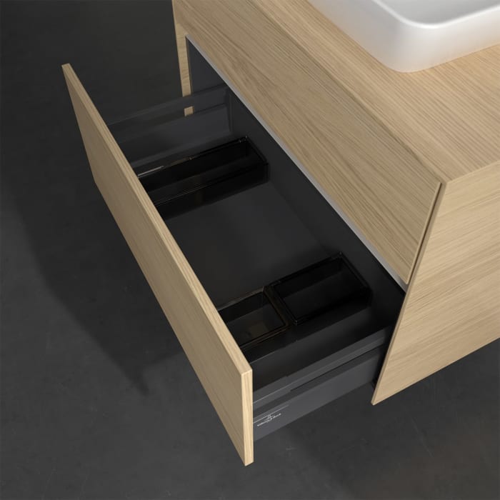 Villeroy & Boch Collaro Waschtischunterschrank 80 x 50 cm, mit 2 Auszügen für Venticello Waschtisch