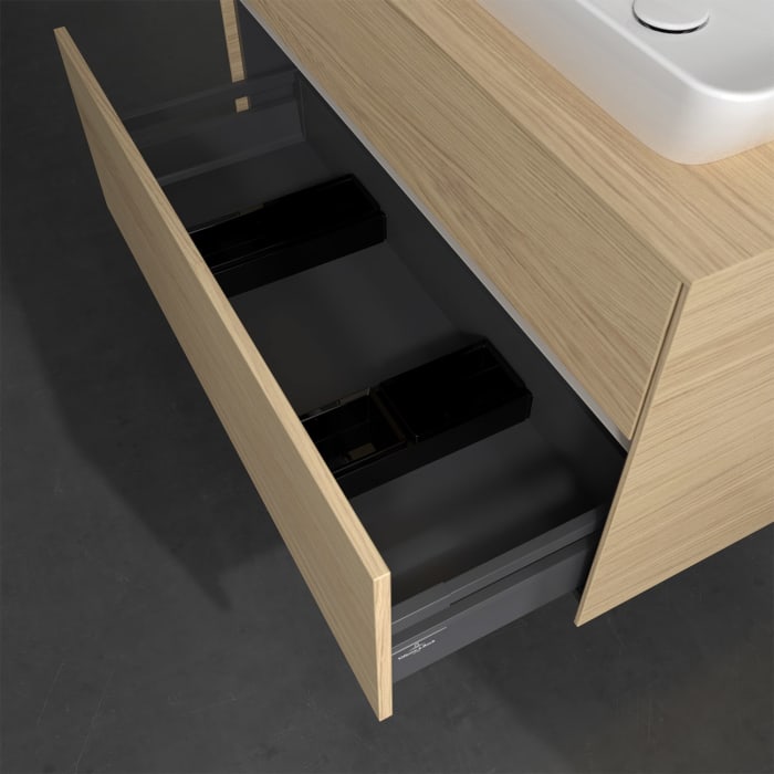 Villeroy & Boch Collaro Waschtischunterschrank 100 x 50 cm, mit 2 Auszügen für Venticello Waschtisch