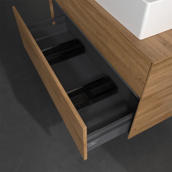 Villeroy & Boch Collaro Waschtischunterschrank 100 x 50 cm, mit 2 Auszügen