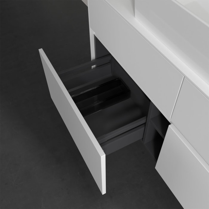 Villeroy & Boch Collaro Waschtischunterschrank 120 x 50 cm, mit 4 Auszügen und LED-Beleuchtung